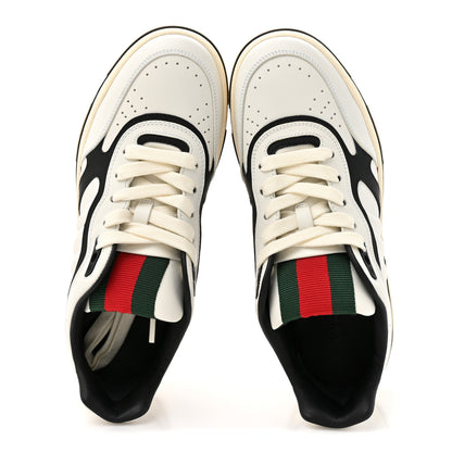 Gucci Calfskin Womens Re-Web Sneakers 38 Black White 2 of 11