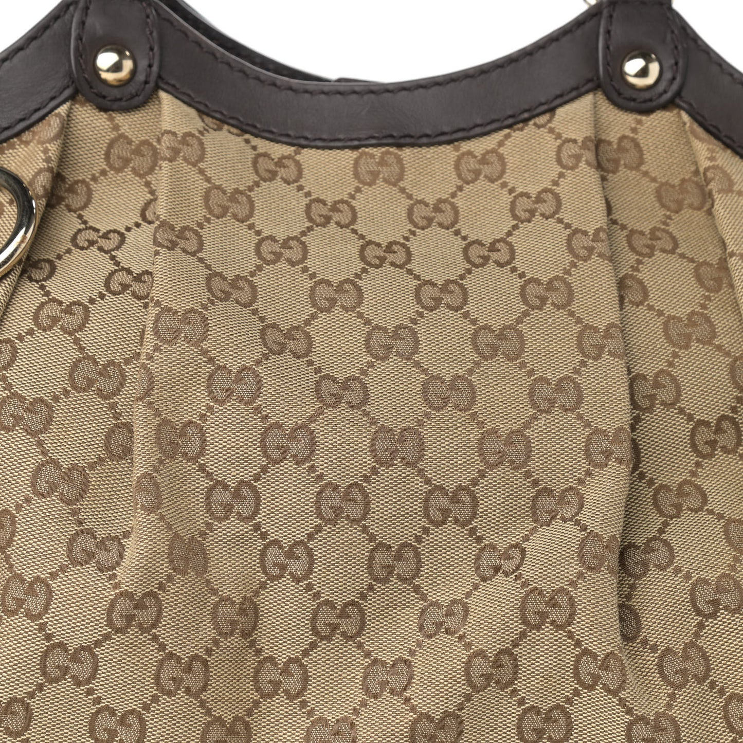 Monogram Medium Sukey Tote Dark Brown