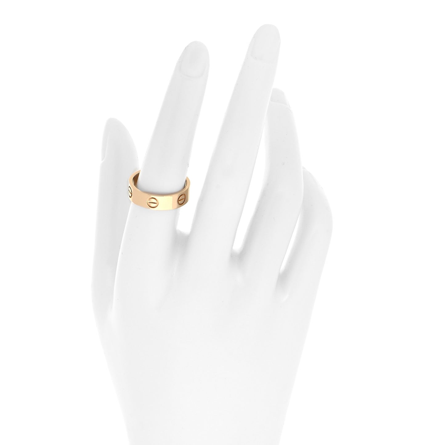 18K Yellow Gold 5.5mm LOVE Ring 56 7.5