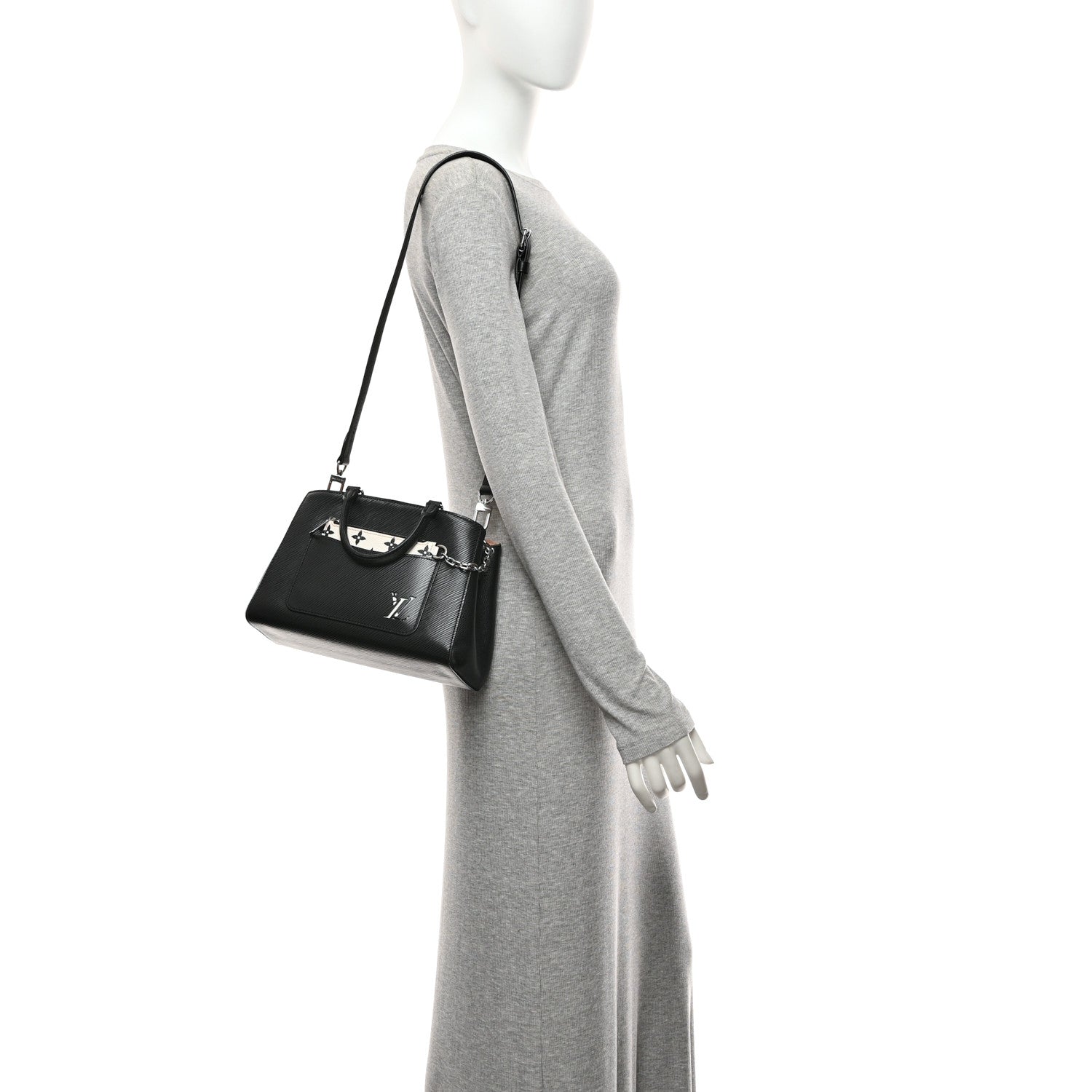 Louis Vuitton Epi Marelle BB Tote Black 2 of 12