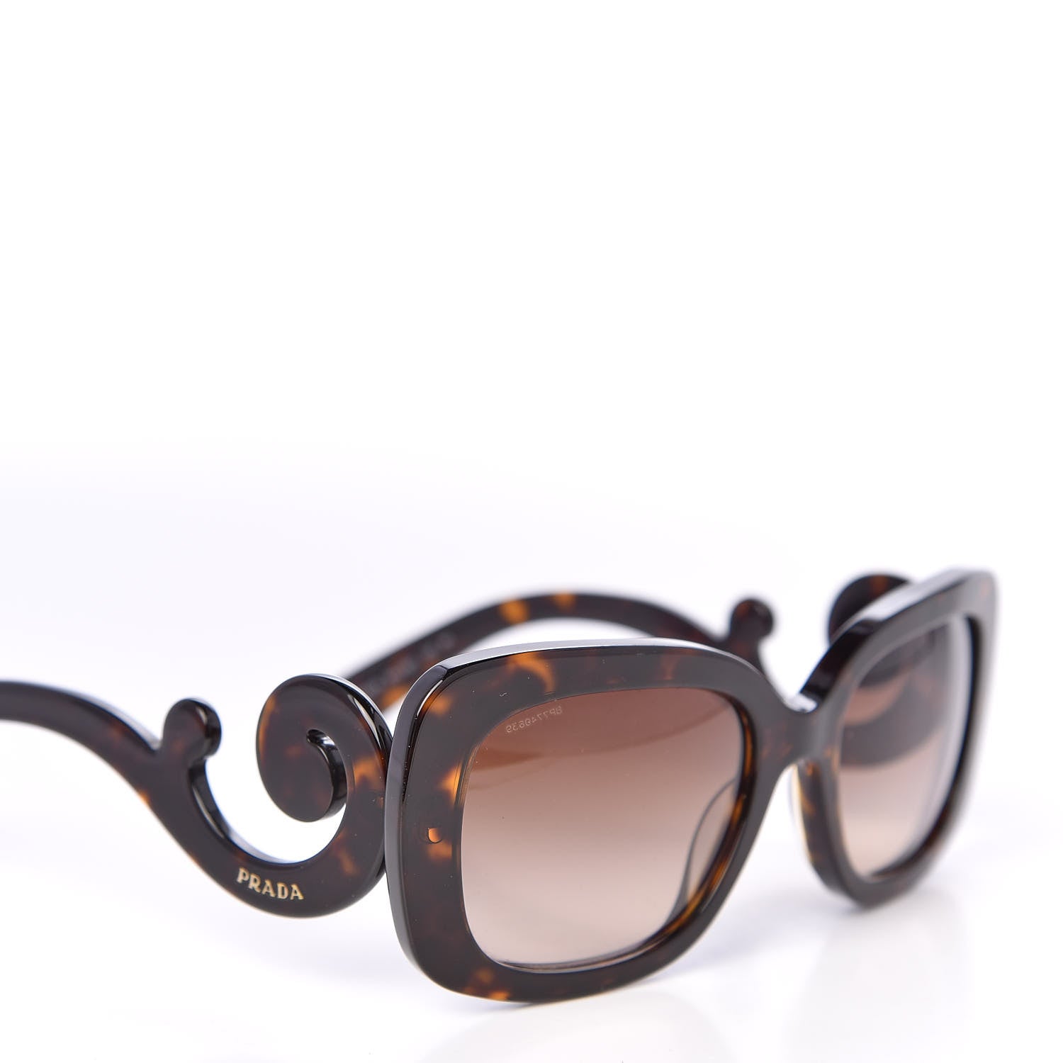 Prada Acetate Baroque Sunglasses SPR 27O Tortoise 7 of 8