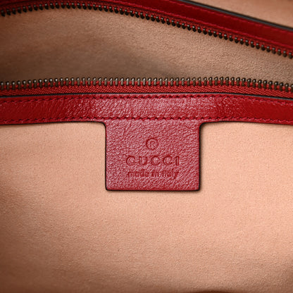 Gucci Azalea Calfskin Matelasse Medium GG Marmont Slim Tote Romantic Cerise 5 of 7
