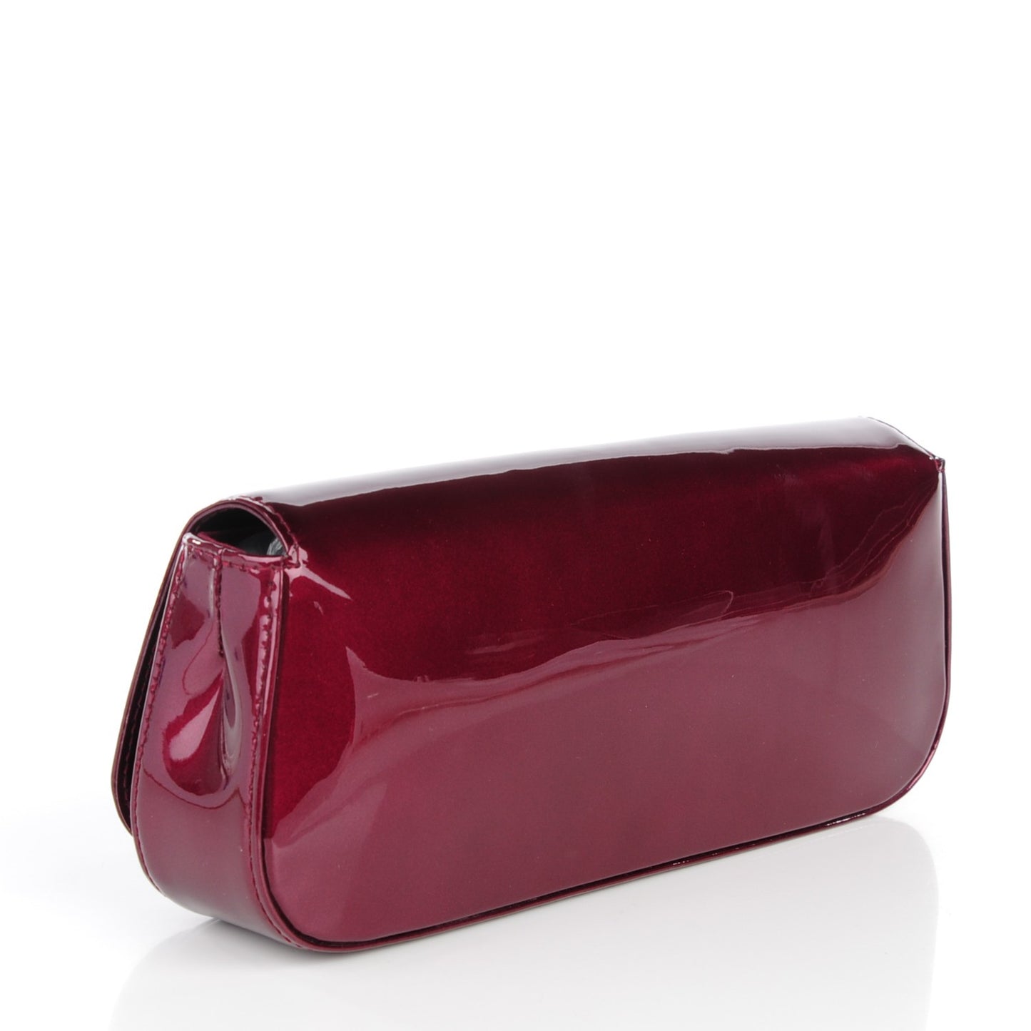 Patent Sobe Clutch Rouge Fauviste