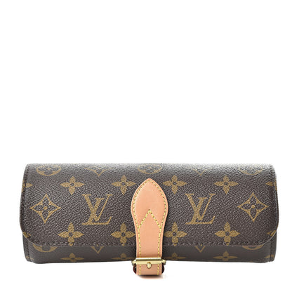 Louis Vuitton Monogram 3 Watch Travel Case 1 of 8