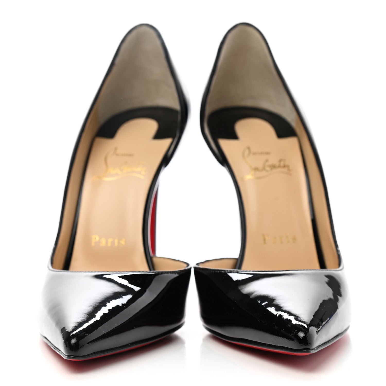 Christian Louboutin Patent Iriza 100 Pumps 39 Black 2 of 7