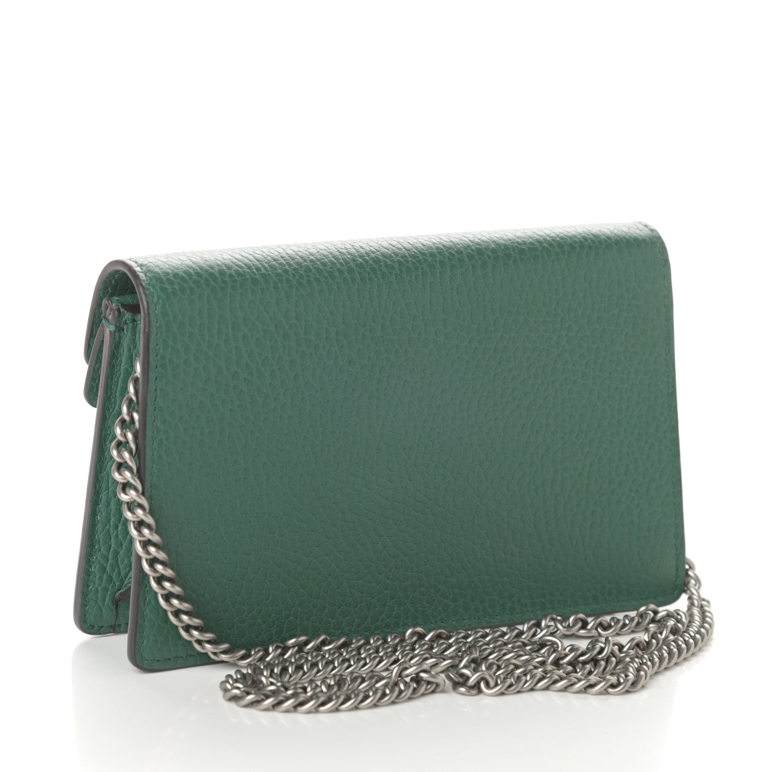Gucci Calfskin Super Mini Dionysus Shoulder Bag Emerald 3 of 9