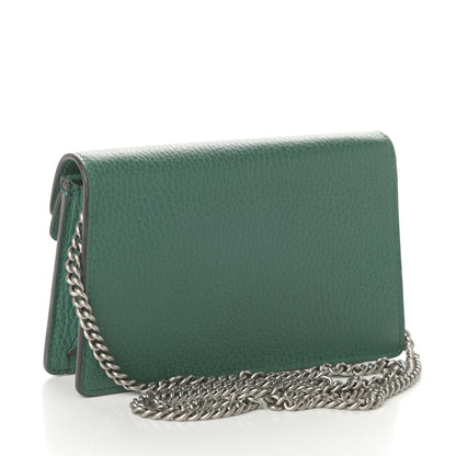 Gucci Calfskin Super Mini Dionysus Shoulder Bag Emerald 3 of 9