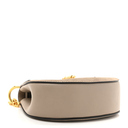 Chloe Suede Smooth Calfskin Mini Drew Shoulder Bag Motty Grey 4 of 10