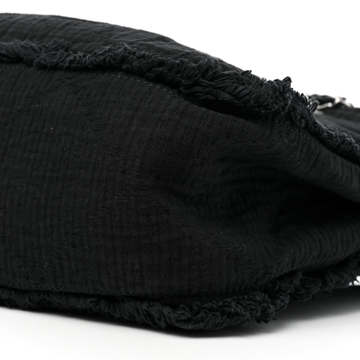 Canvas Large Double Face Shopping Tote Black