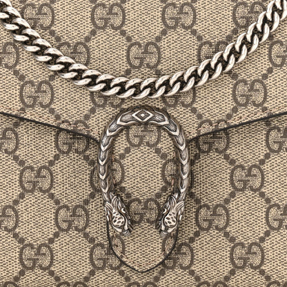 Gucci GG Supreme Monogram Mini Dionysus Chain Wallet Beige Taupe 8 of 11