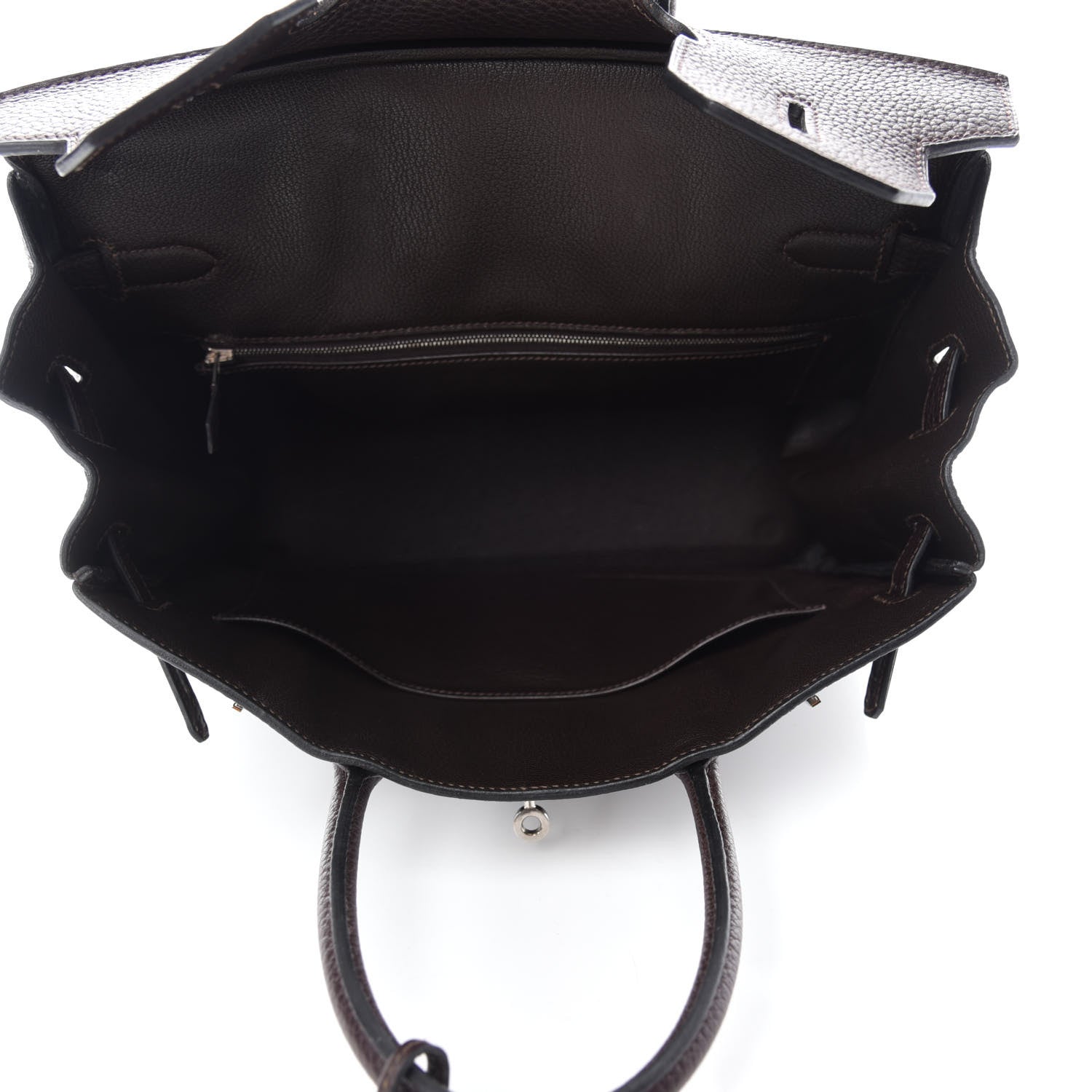 Hermes Togo HAC Birkin 32 Chocolate 5 of 14