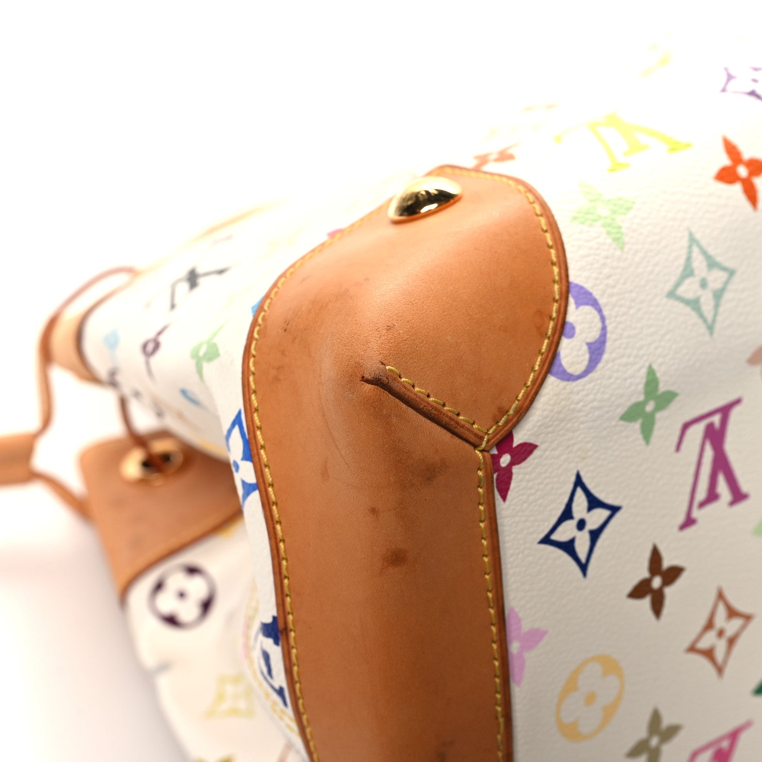 Louis Vuitton Monogram Multicolor Ursula White 10 of 14
