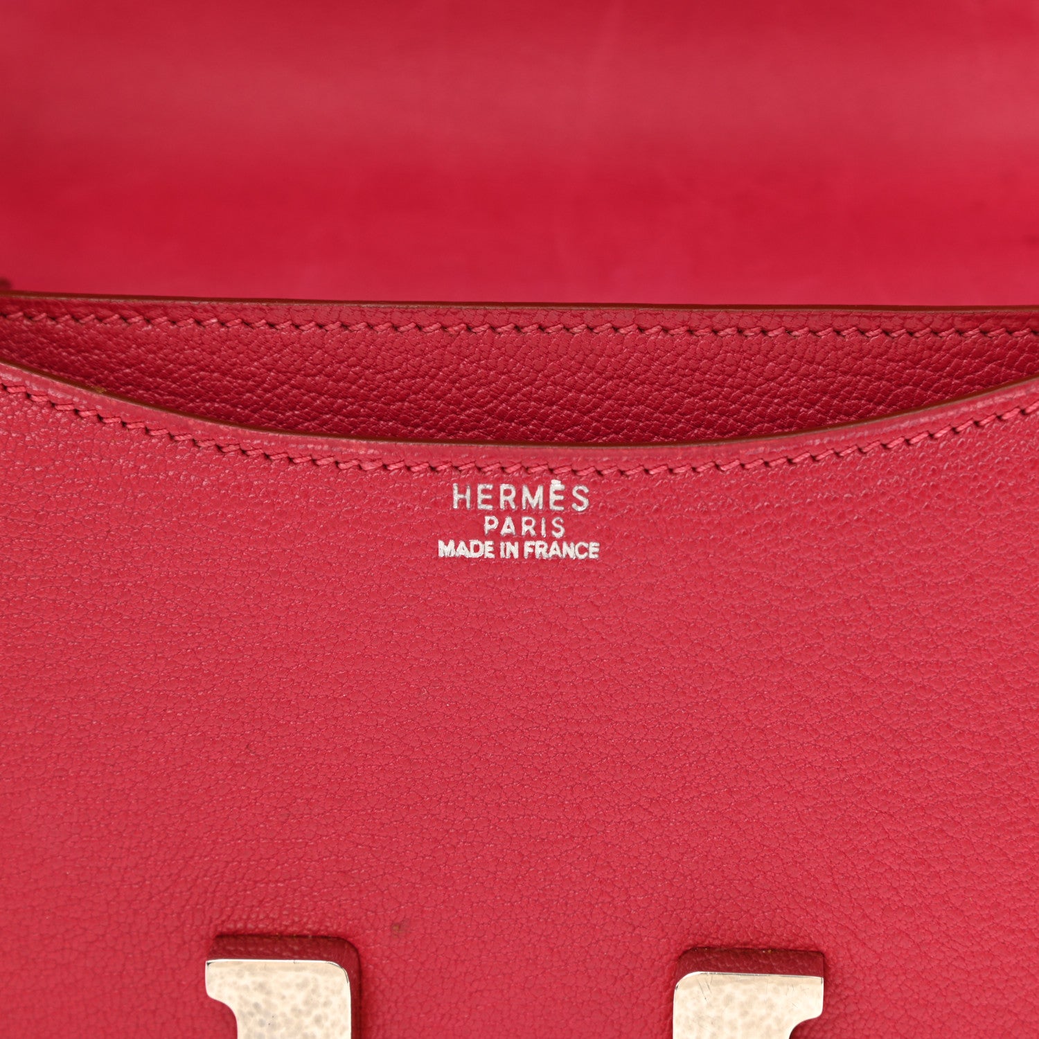 Hermes Chevre Mysore Martelee Constance 18 Framboise 6 of 15