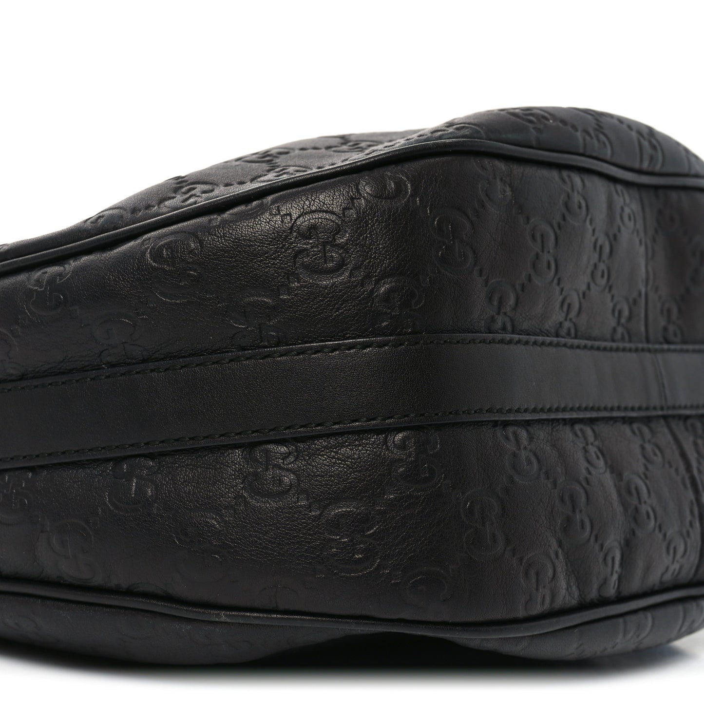 Guccissima Medium GG Twins Hobo Black