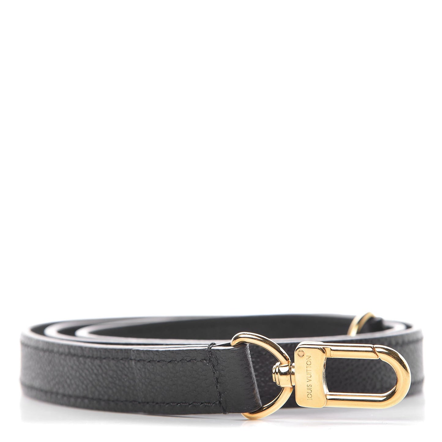 Calfskin Montaigne Shoulder Strap Black
