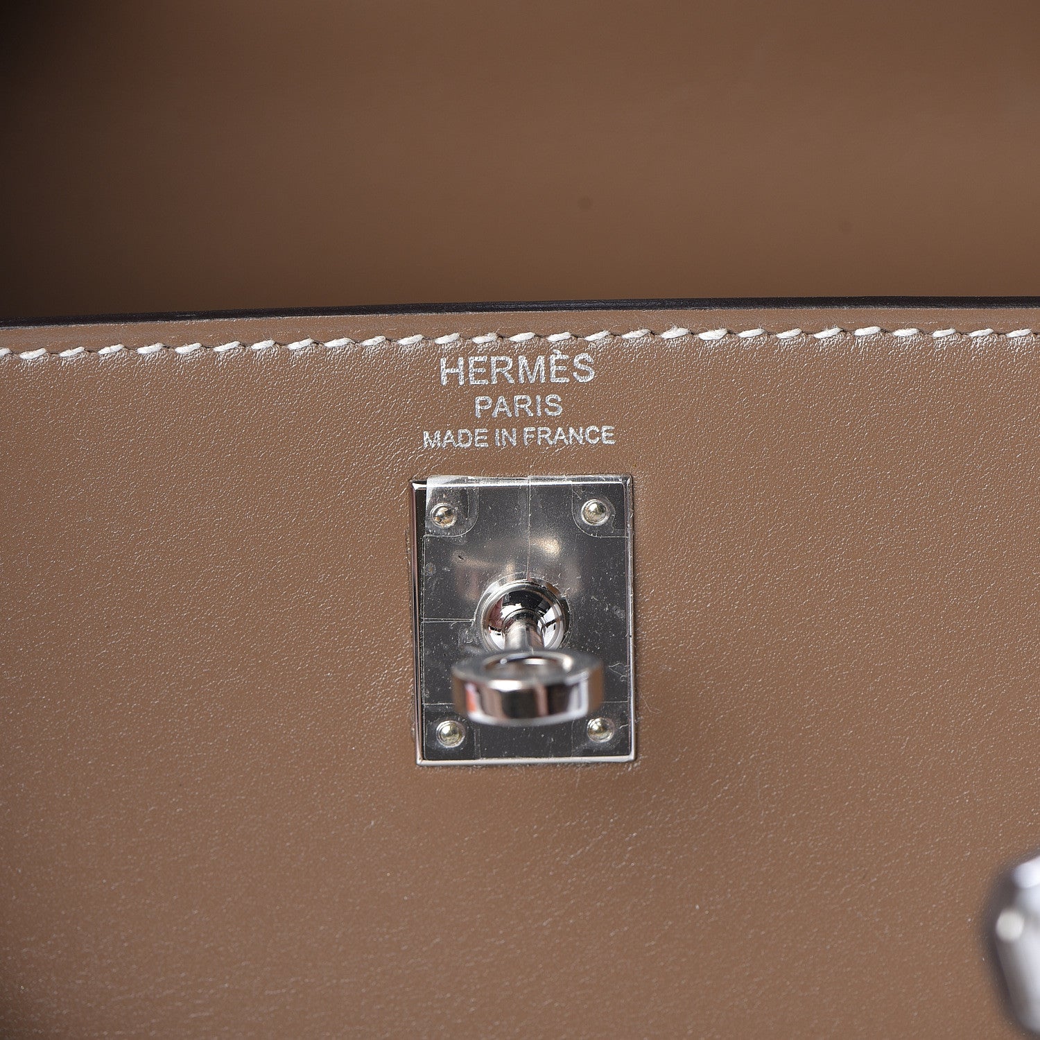 Hermes Tadelakt Kelly Sellier 25 Etoupe 22 of 35
