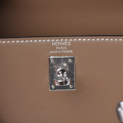 Hermes Tadelakt Kelly Sellier 25 Etoupe 22 of 35
