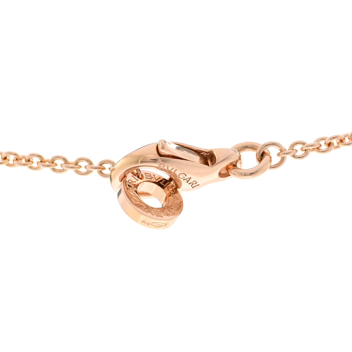 18K Rose Gold Black Ceramic B.Zero1 Pendant Necklace