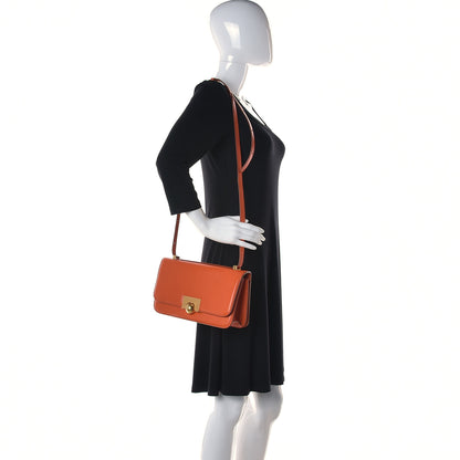 Bottega Veneta Spazzolato Calfskin Classic BV Classic Bag Orange 2 of 13
