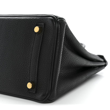 Hermes Togo Birkin 25 Black 10 of 11