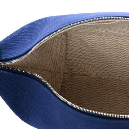 Hermes Canvas Small Bride-A-Brac Pouch Marine 5 of 6