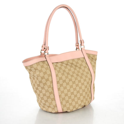 Gucci Monogram Medium D Gold Ring Tote Pink 3 of 6
