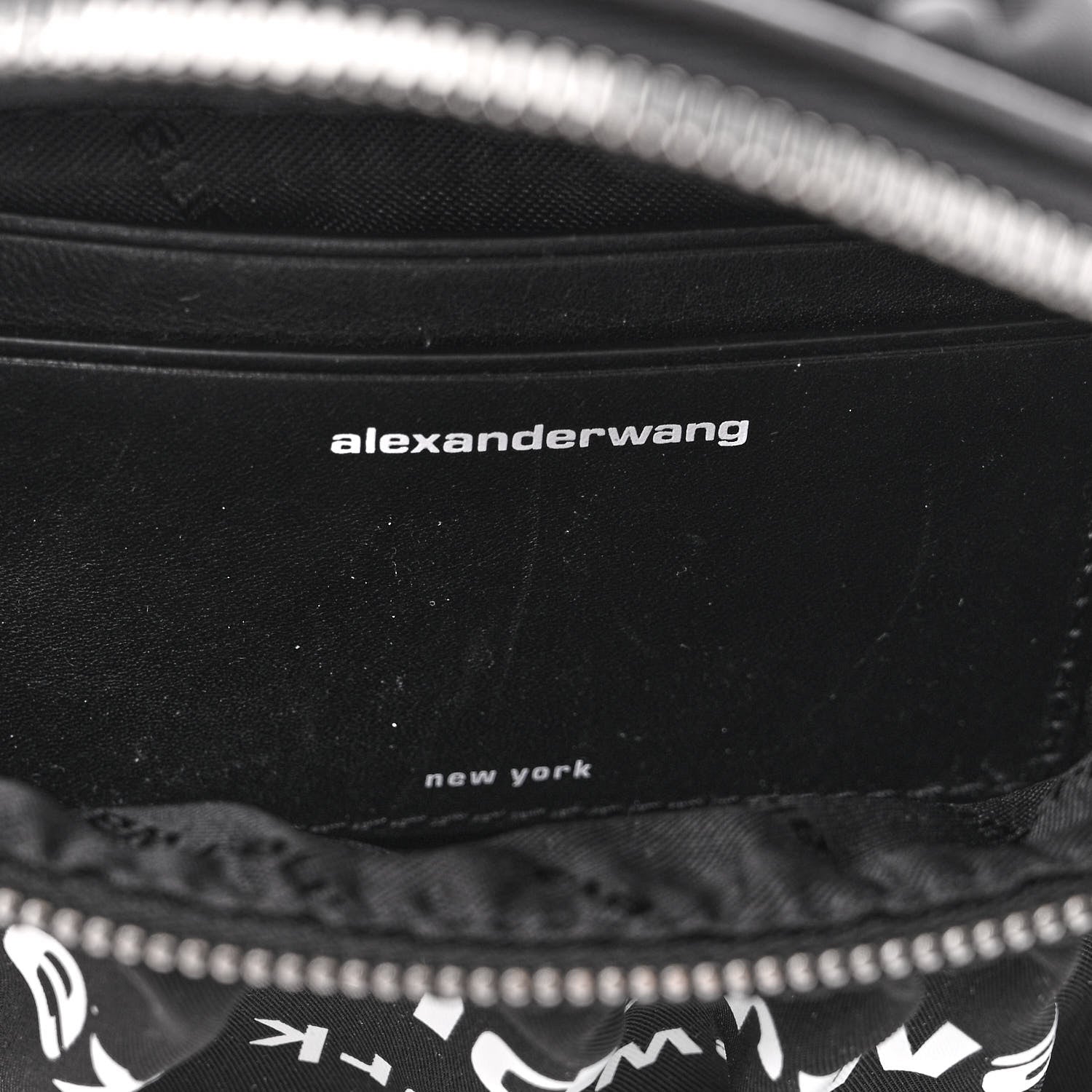 Alexander Wang Nylon Logo Printed Belt Bag Black 6 of 9