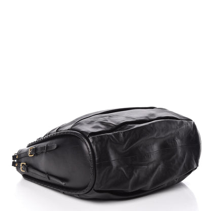 Christian Dior Lambskin Medium Libertine Hobo Black 4 of 10