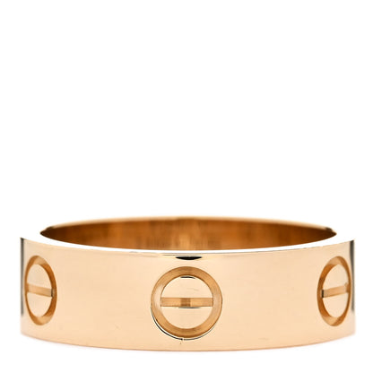 Cartier 18K Yellow Gold 5.5mm LOVE Ring 53 6.5 3 of 6