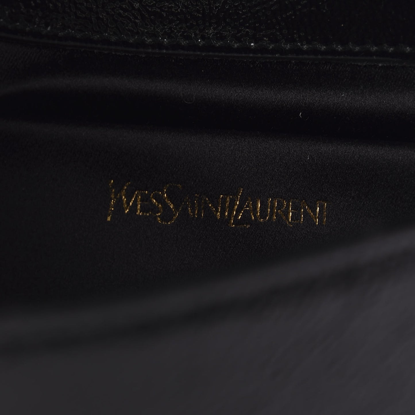 Textured Patent Monogram Belle De Jour Clutch Black