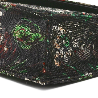 Christian Louboutin Metallic Tissu Lame Sevillana Floral Print Loubi54 Crossbody Clutch Gold Multicolor 9 of 9