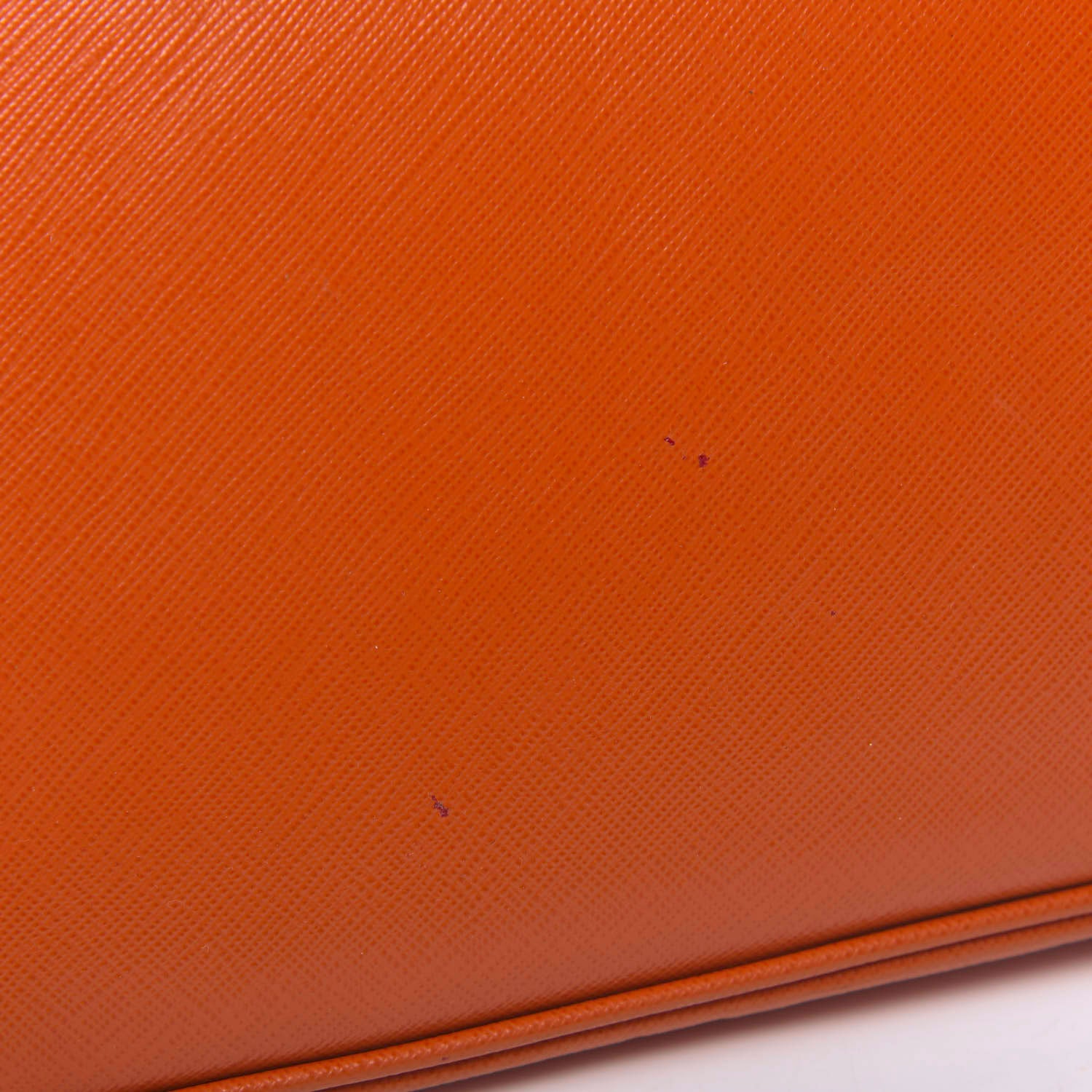 Prada Saffiano Lux Large Tote Papaya 15 of 17