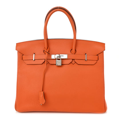 Hermes Togo Birkin 35 Orange 1 of 14