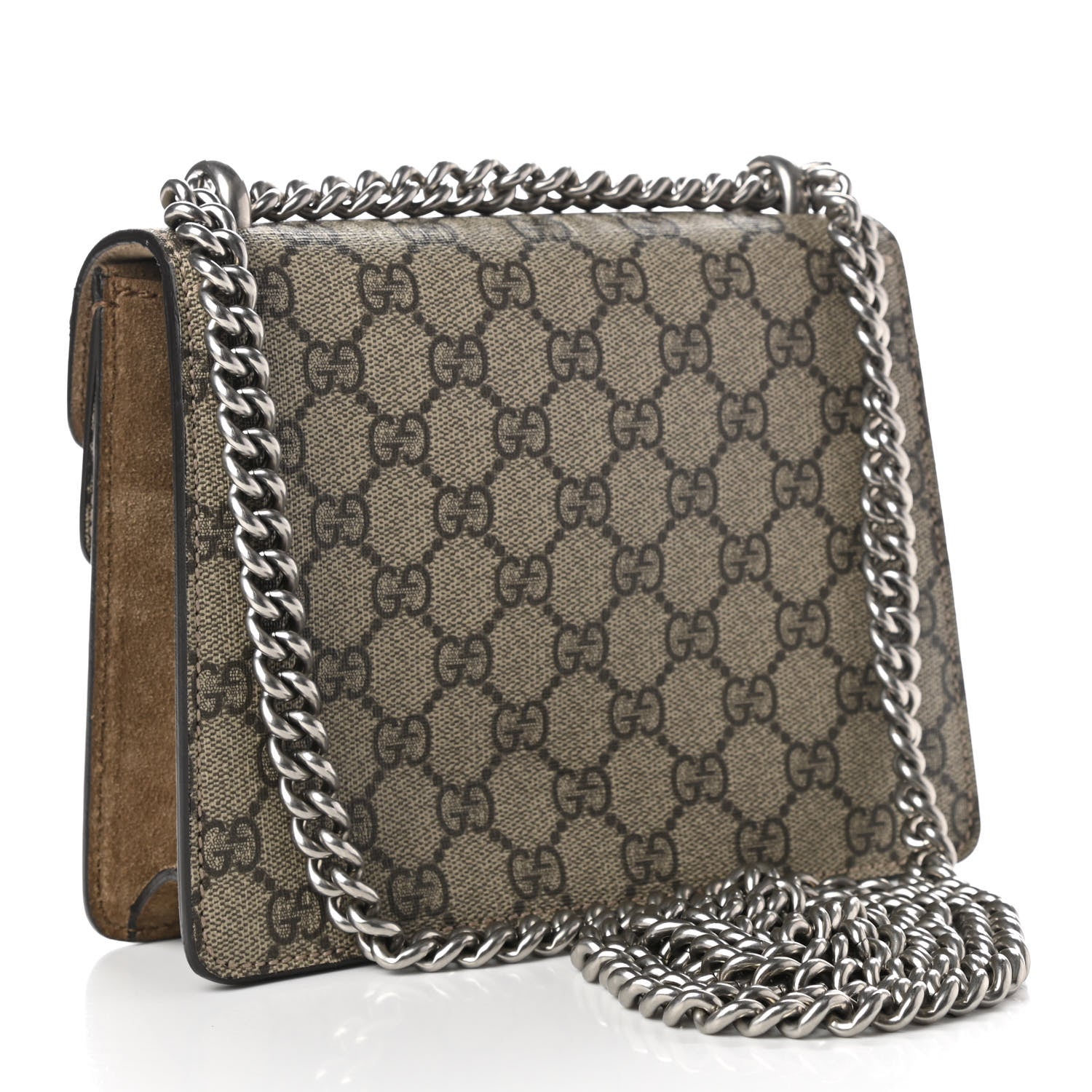 Gucci GG Supreme Monogram Mini Dionysus Shoulder Bag Taupe 3 of 11