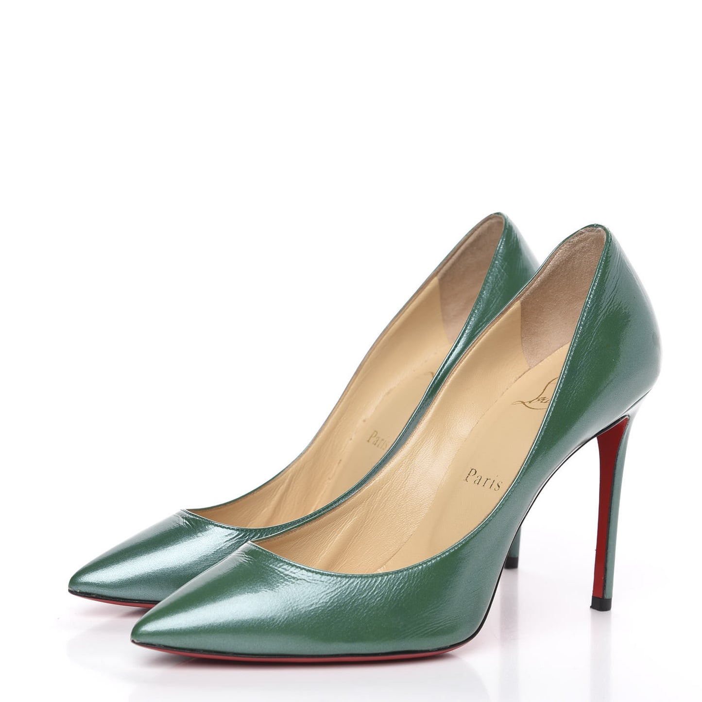 Kid Pigalle Follies 100 Pumps 38 Green Paint