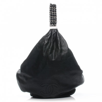 Chanel Lambskin Large Rock and Chain Hobo Black 1 of 9