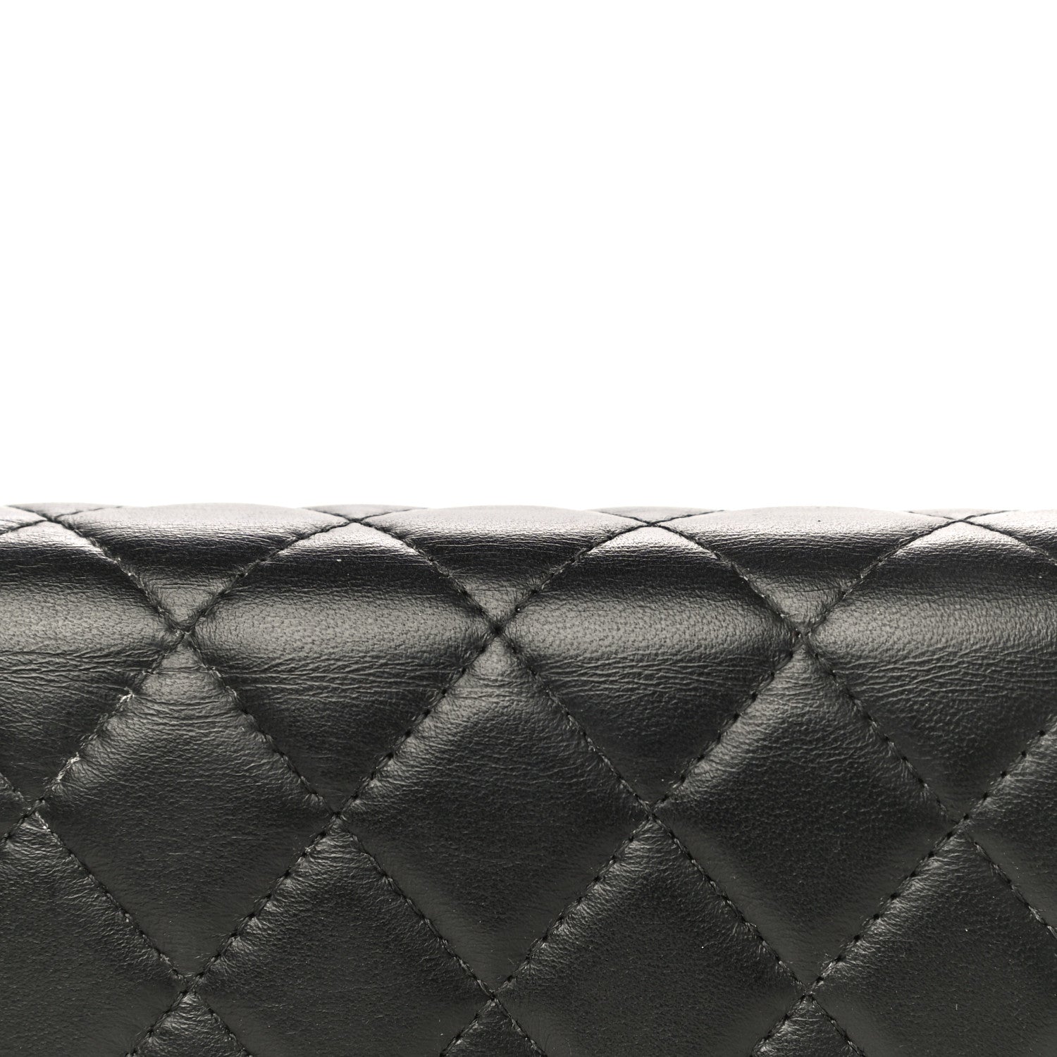Chanel Lambskin Quilted Mini Wallet On Chain WOC Black 12 of 13