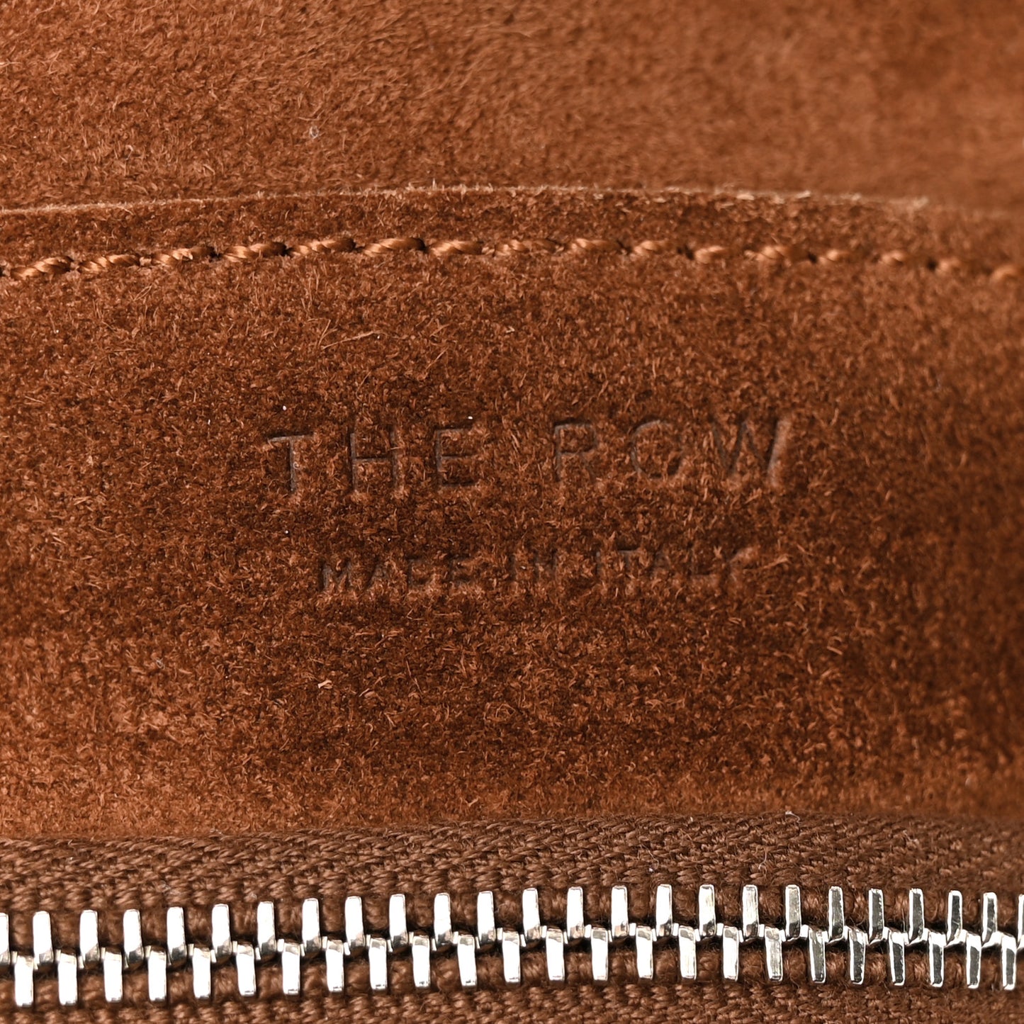 Suede Bindle Bag Saddle