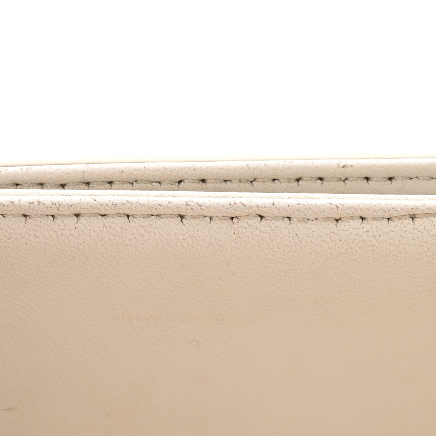 Shiny Calfskin Teen Triomphe Arctic White