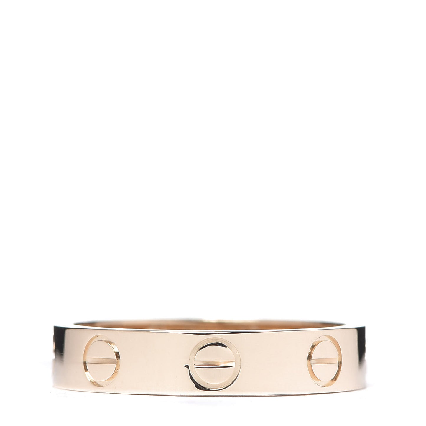 18K Yellow Gold 3.5mm LOVE Wedding Band Ring 49 5