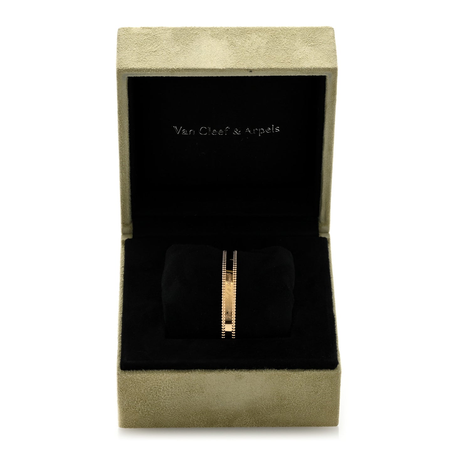 18K Yellow Gold Perlee Signature Bangle Bracelet M