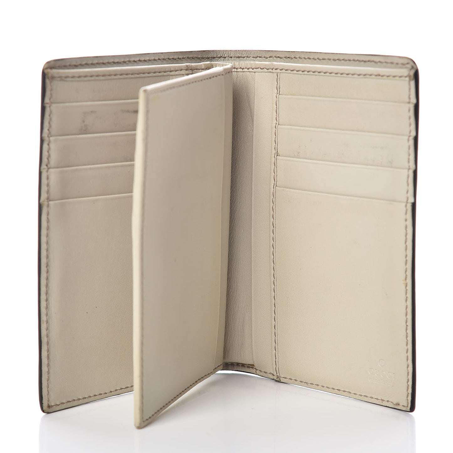 Guccissima Bi-Fold Wallet White