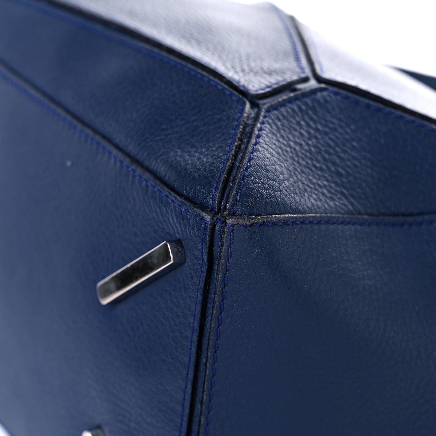 Calfskin Medium Puzzle Bag Marine