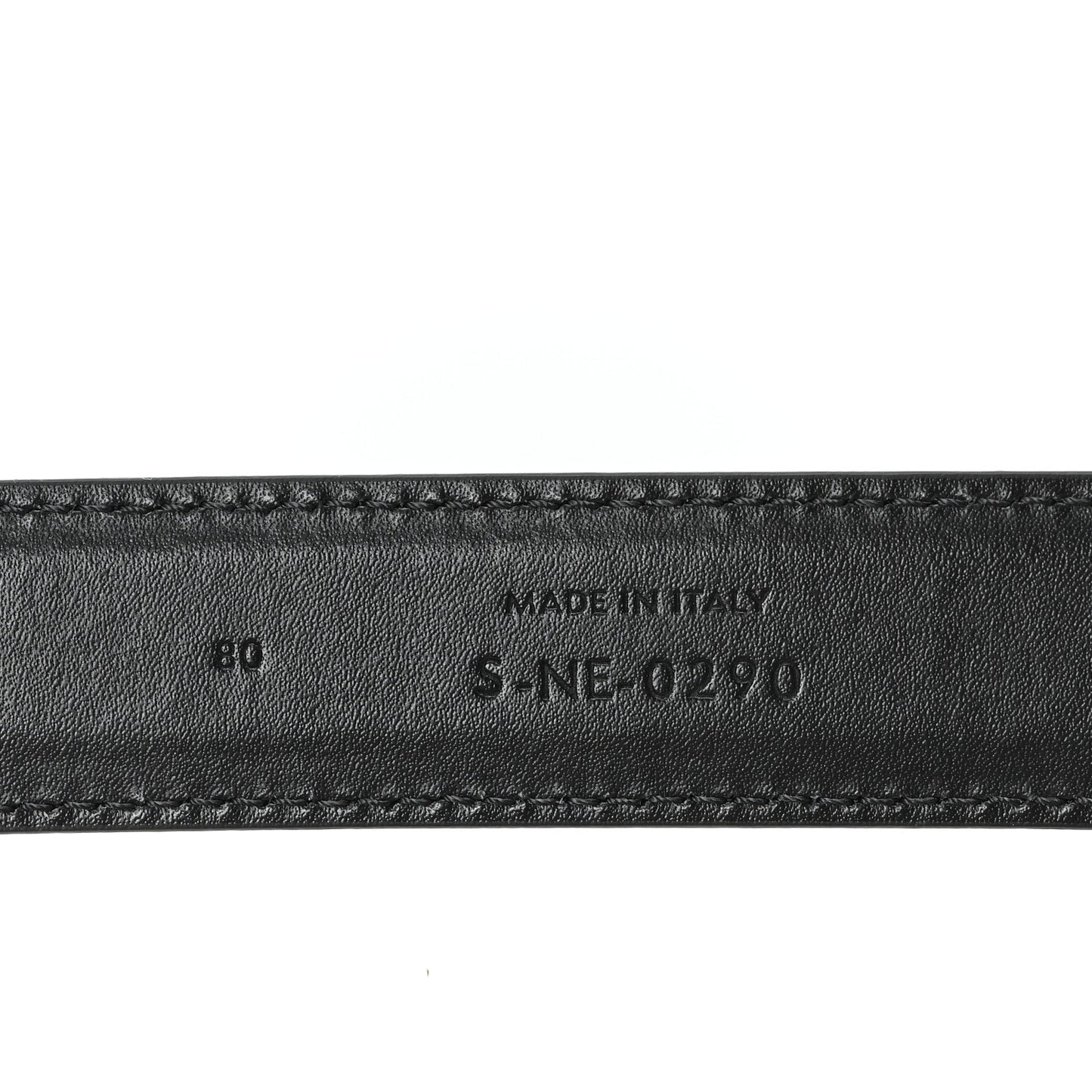 Box Calfskin Medium 25mm Triomphe Belt 80 32 Black