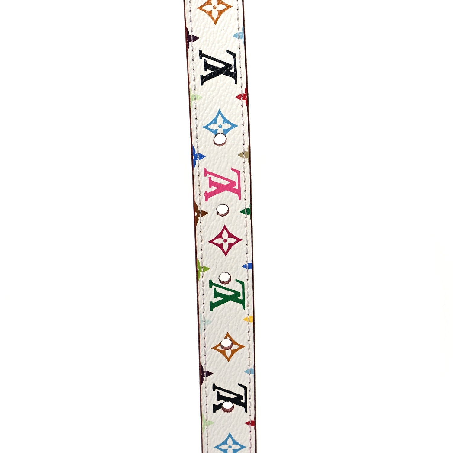 Louis Vuitton Monogram Multicolor LV Initiales Belt 80 32 White 4 of 6