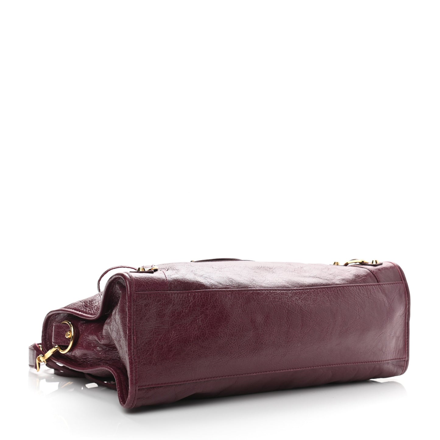 Agneau Classic Gold Hardware City Violet Prune