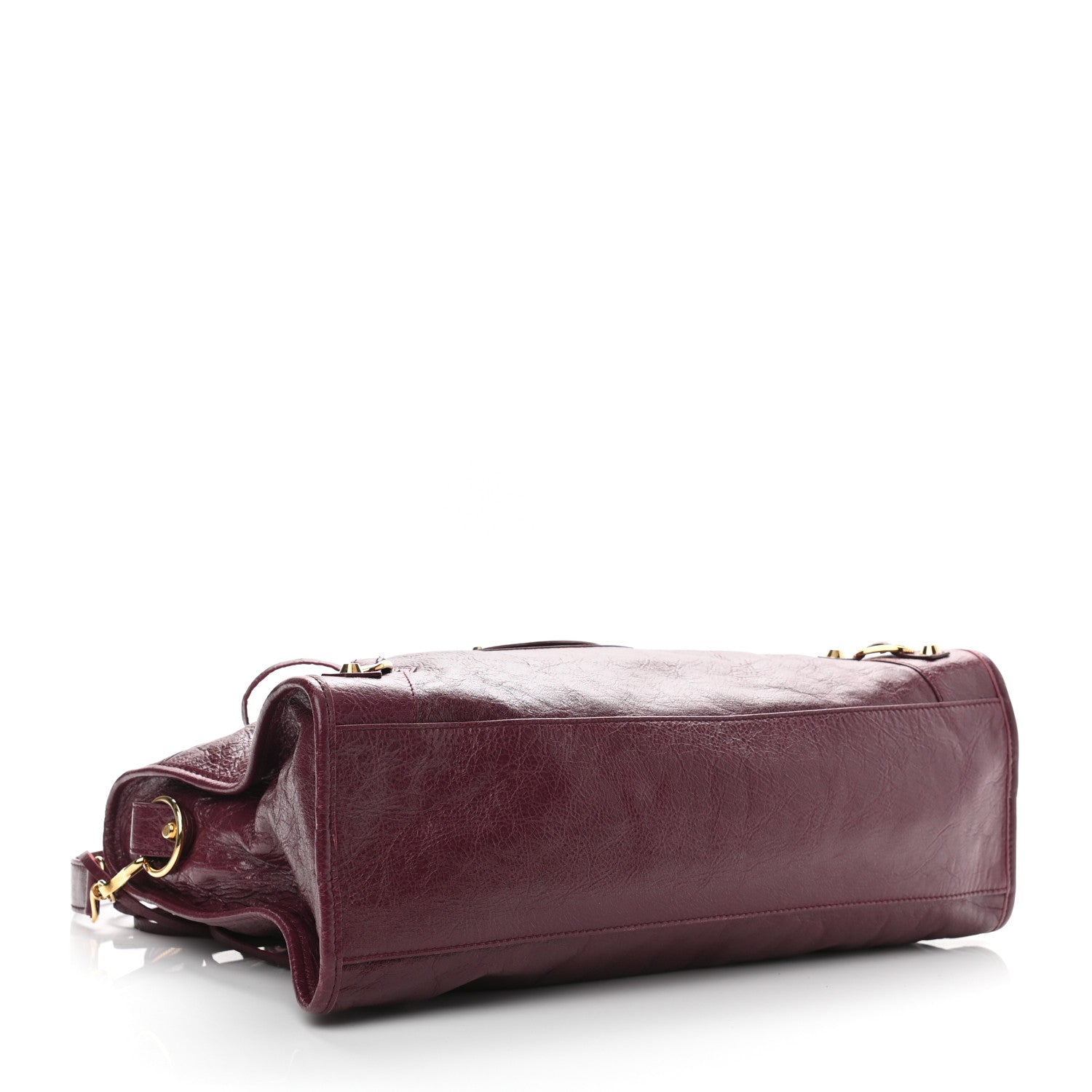 Balenciaga Agneau Classic Gold Hardware City Violet Prune 4 of 10