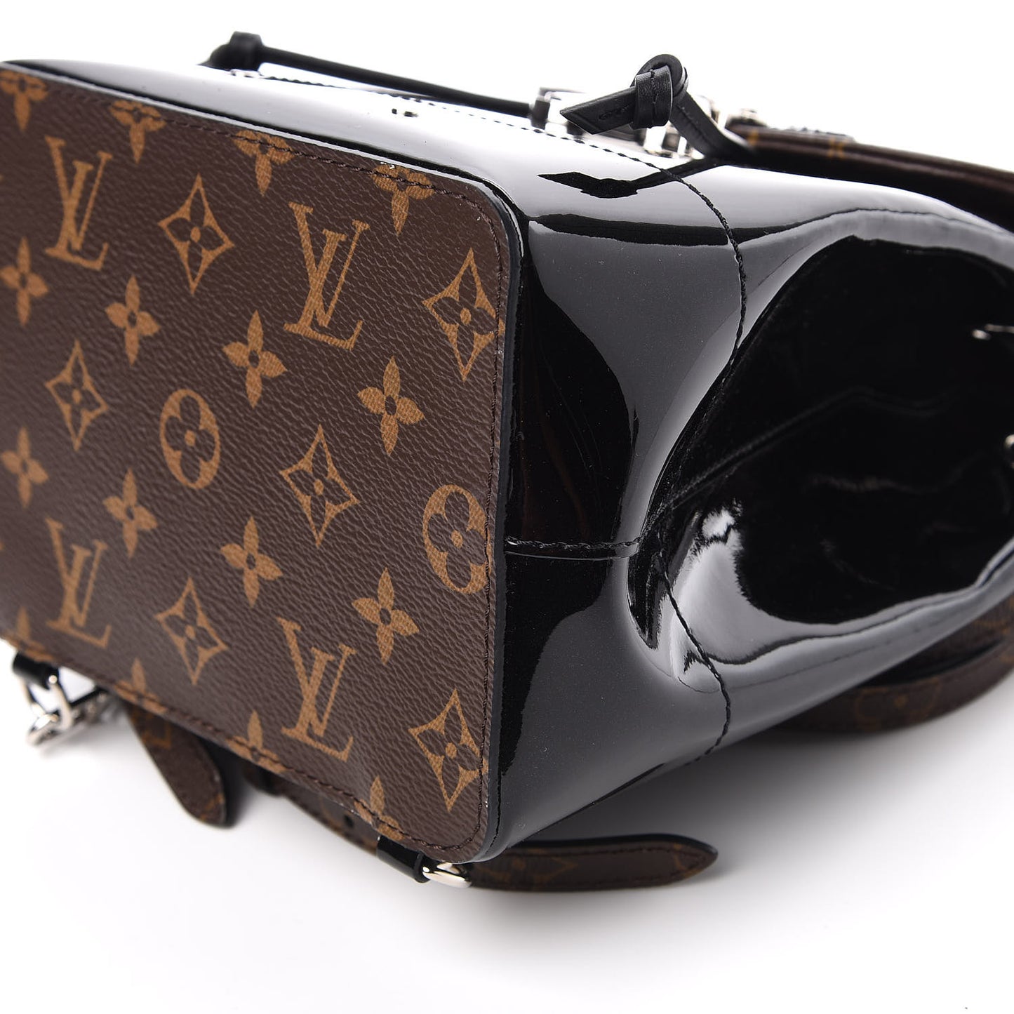 Patent Monogram Hot Springs Backpack Black