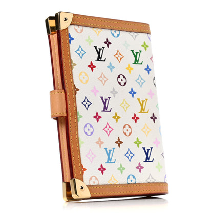 Louis Vuitton Monogram Multicolor Small Ring Agenda Cover White 2 of 4