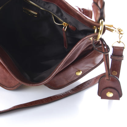 Miu Miu Nappa Matelasse Coffer Hobo Brown 5 of 9